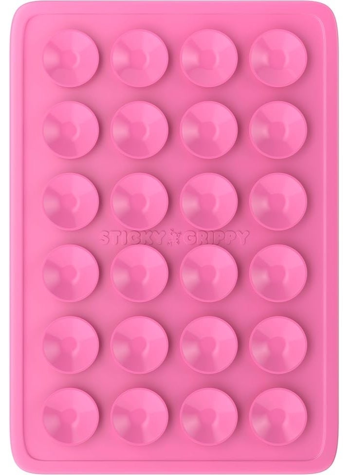 Amal Estore Suction Phone Case Mount, Sillicon Adhesive Phone Accessory for iPhone and Android, Hands-Free Fidget Toy Mirror Shower Phone Holder, Tiktok Videos and Selfies (Bubble Gum) - Image 2
